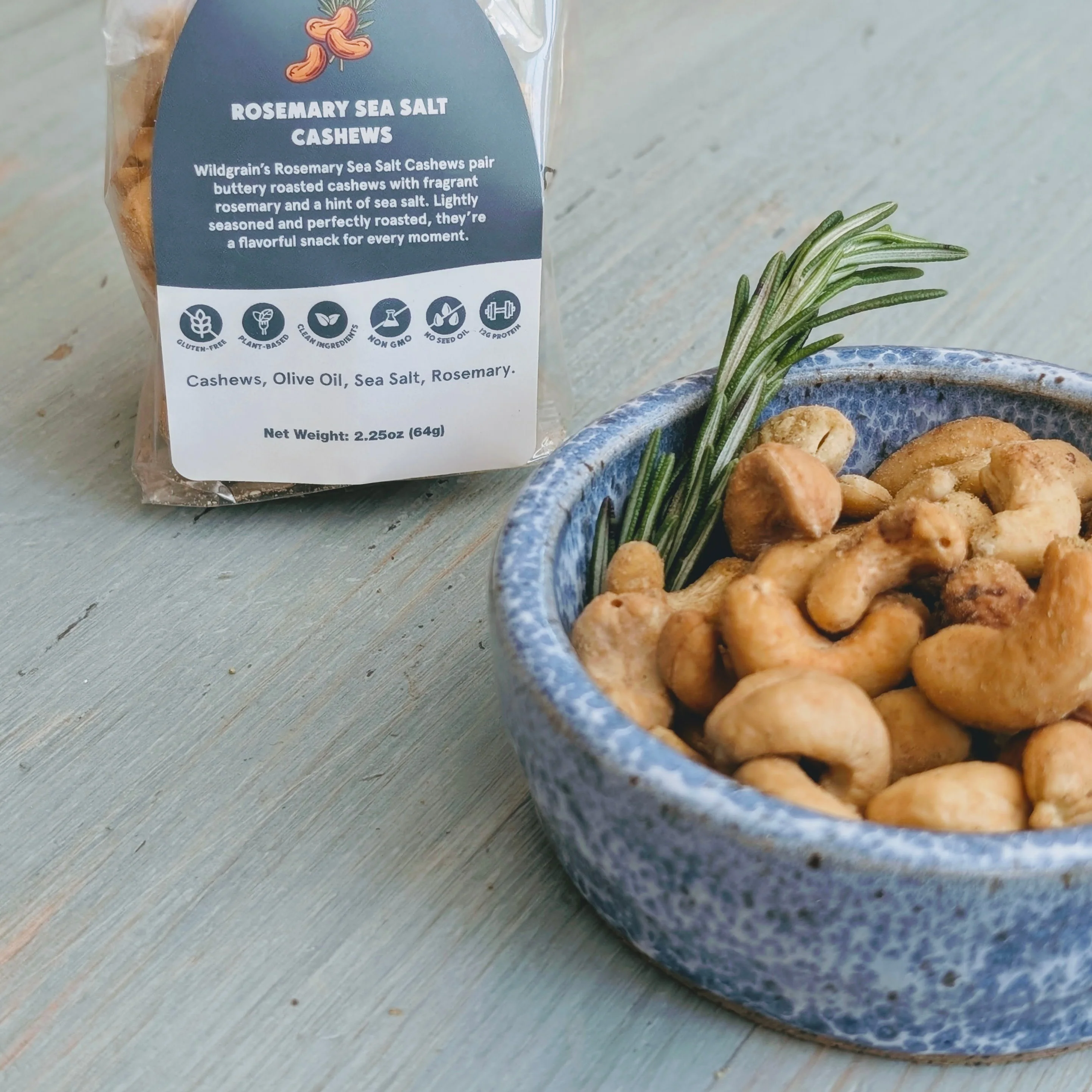 Rosemary Sea Salt Cashews (2.25oz) - Image 3